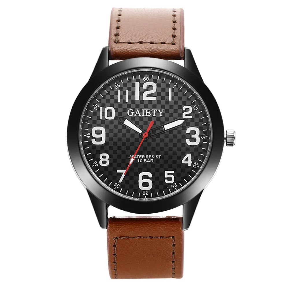 Простой мужской футляр для часов из сплава Повседневные Классические Аналоговые