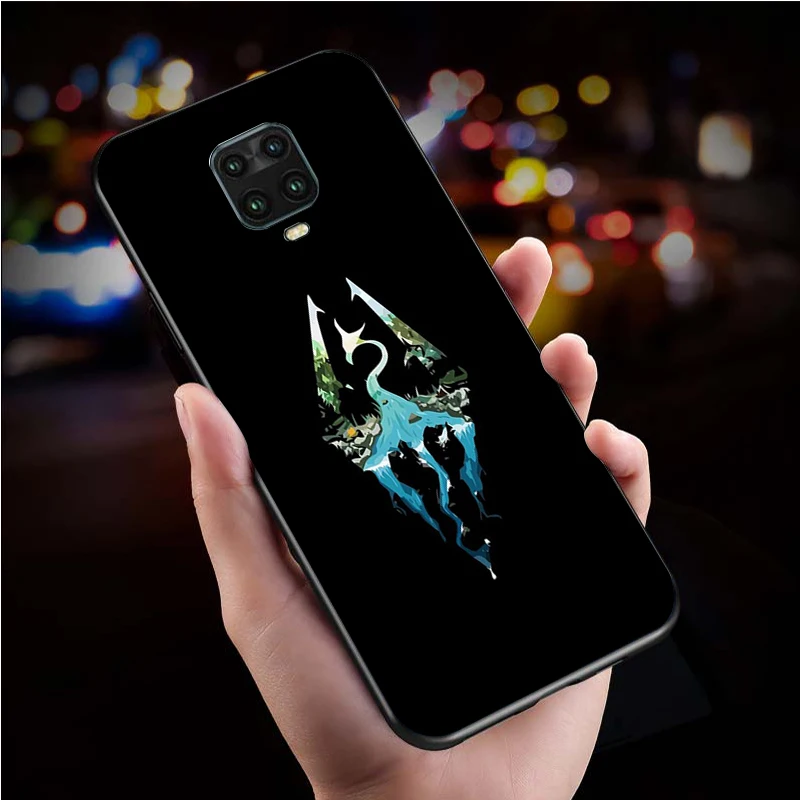 Чехол для телефона с логотипом Skyrim черный силиконовый чехол Redmi 5Plus 7A 8A 9A 6Pro 9T 10X