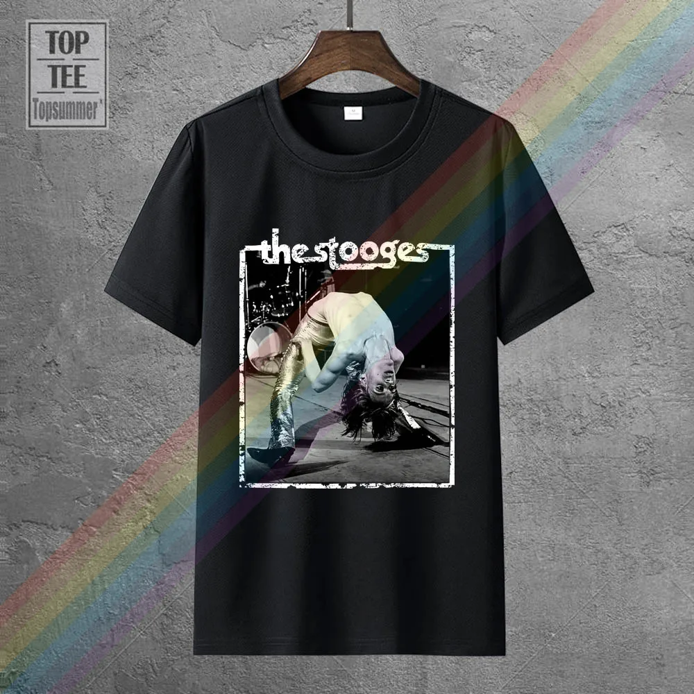 

Iggy And The Stooges Iggy Pop Black Mens T Shirt Garage Punk Rock New York Dolls