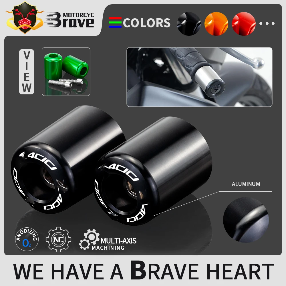 

Motorcycle CNC Handle Bar Handlebar Grips Cap End handle Plugs cap For KAWASAKI Z400 Z 400 NINJA400 NINJA 2019 2020