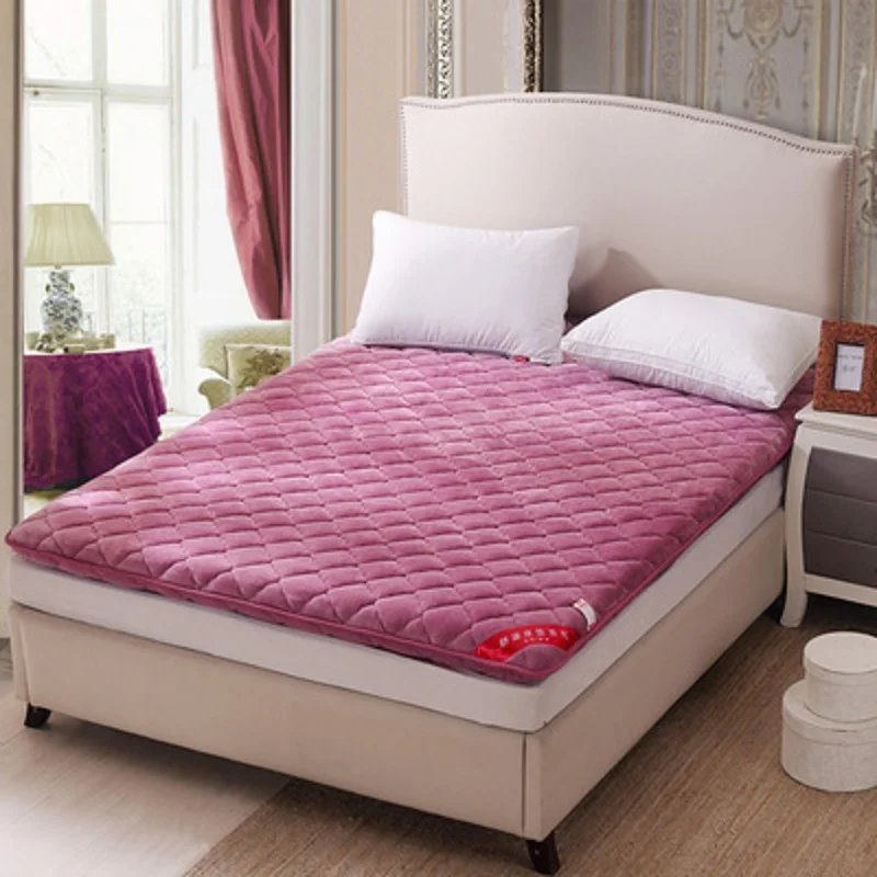 Фланелевая Теплая Бархатная матраса Королевского Queen ПОЛНЫЙ Twin Размеры