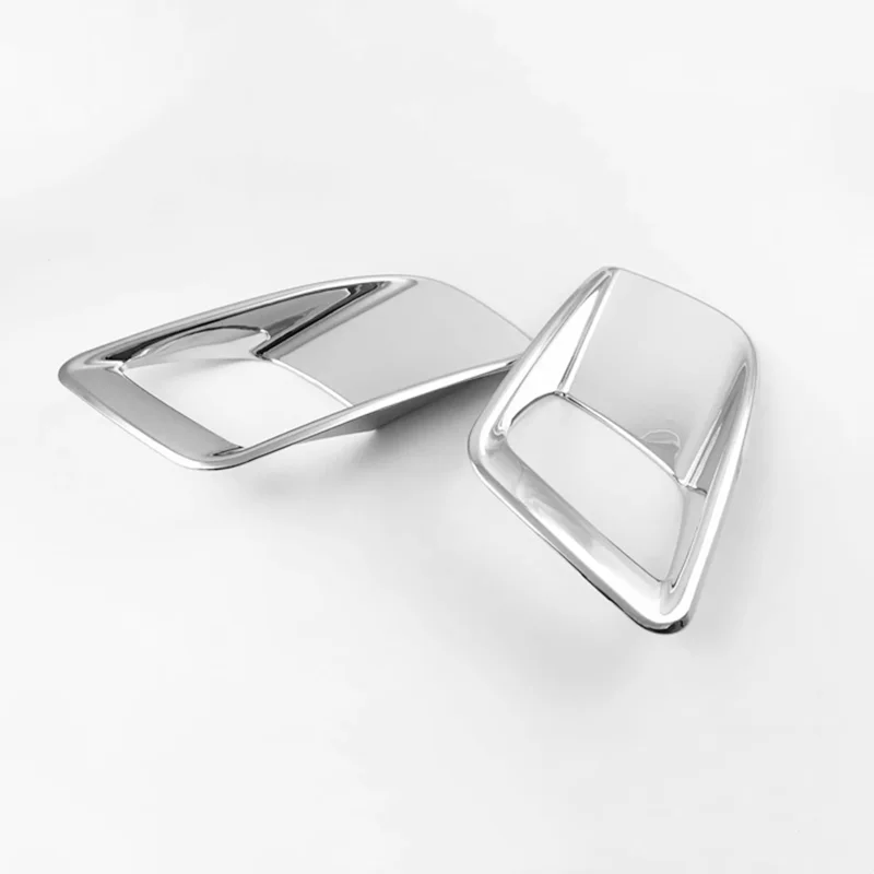 

For Peugeot 3008 GT 2nd 2017 Car Rear Fog Lights Covers Stickers Protector Exterior Decoration Auto Accessories Chrome Styling