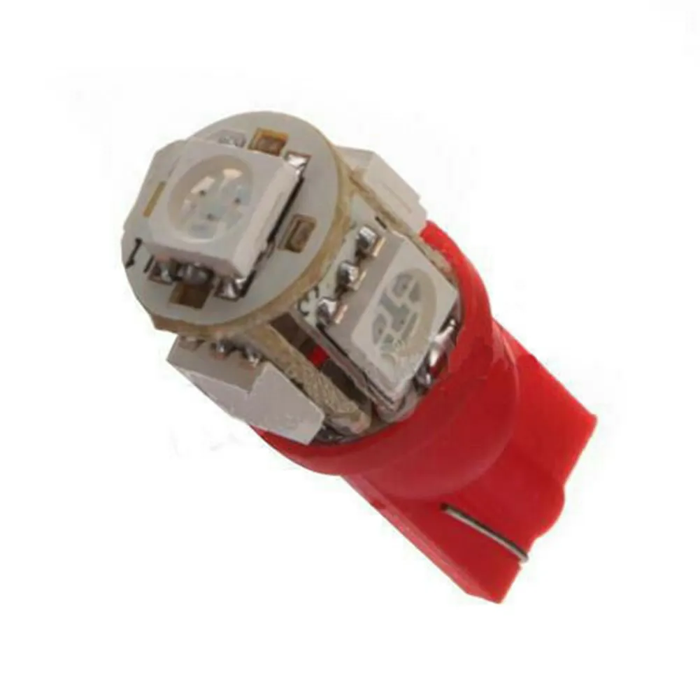 

20x Super Red T10 LED Bulbs Car Interior License Light 2825 192 194 5050 LED Light Bulbs