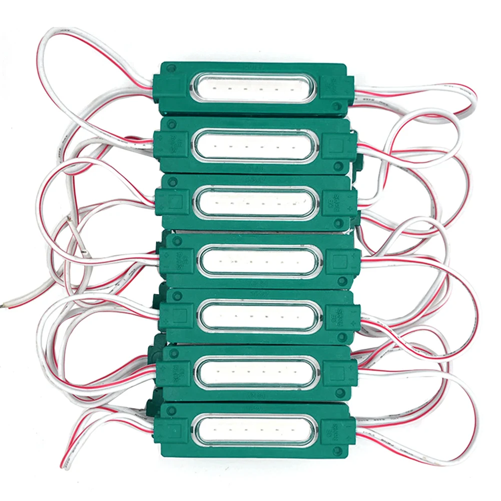 

20 шт., водонепроницаемые светодиодные модульные лампы, 2 Вт