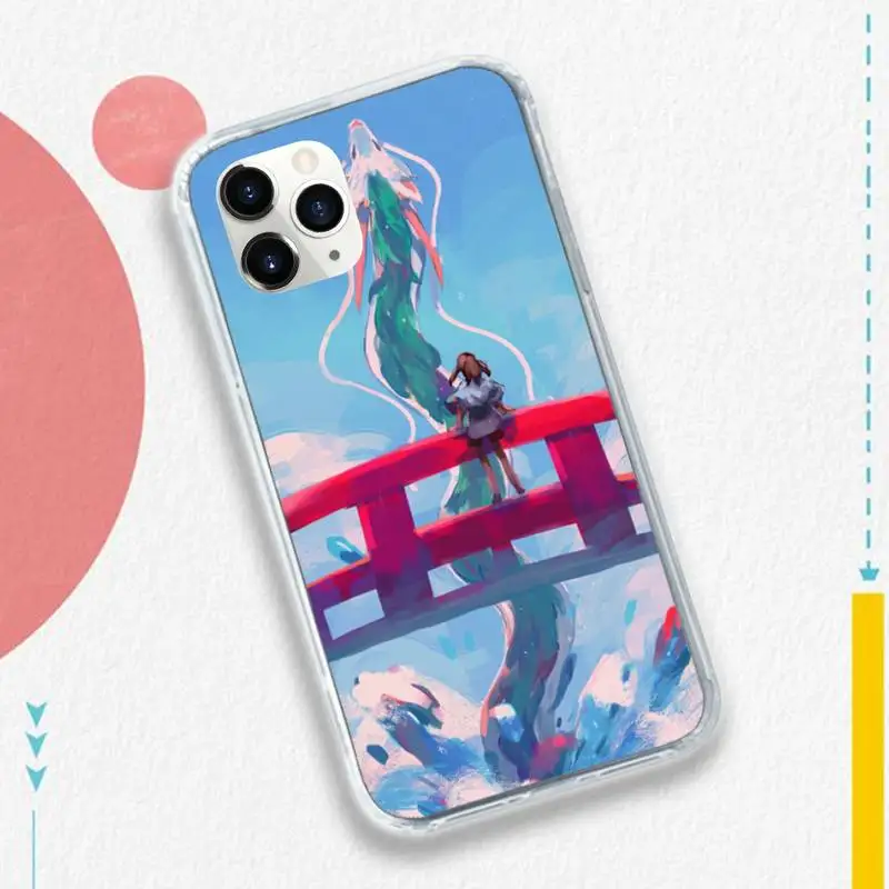 

Japan anime Spirited Away Phone Case for iPhone 11 12 pro XS MAX 8 7 6 6S Plus X 5S SE 2020 XR