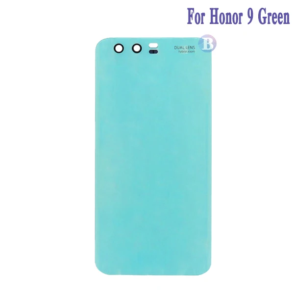 Для huawei honor 9 Lite/honor 9 STF-L09 L29 AL10 TL10 Корпус Крышка батарейного отсека задняя крышка Шасси рамка с клеем - Цвет: For Honor 9 Green