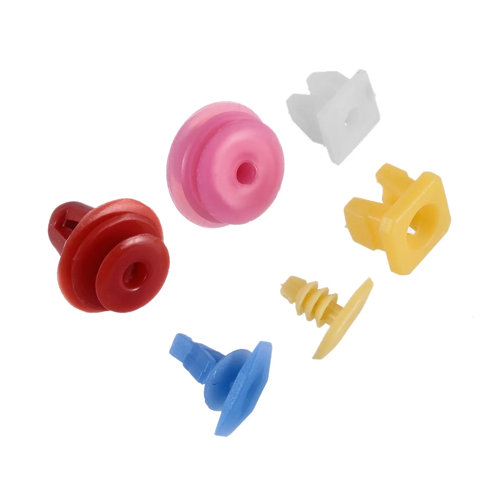 100 шт./лот смешанный Автомобильный Крепеж пластиковый зажим для крыла бампера