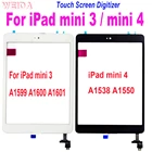 Для iPad mini 3 mini3 A1599 A1600 A1601 Сенсорное стекло для iPad mini 4 mini4 A1538 A1550 сенсорный экран дигитайзер с кнопкой Home