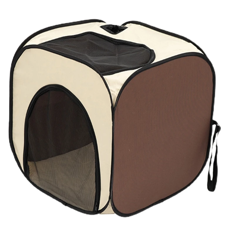 

Dog Cat Playpen Crates Kennel Oxford Cloth Pet Removable Zipper Top Shade Cover