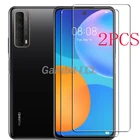 Для Huawei P Smart 2021 Закаленное стекло Защитная пленка для экрана Y7A PSmart PSmart2021