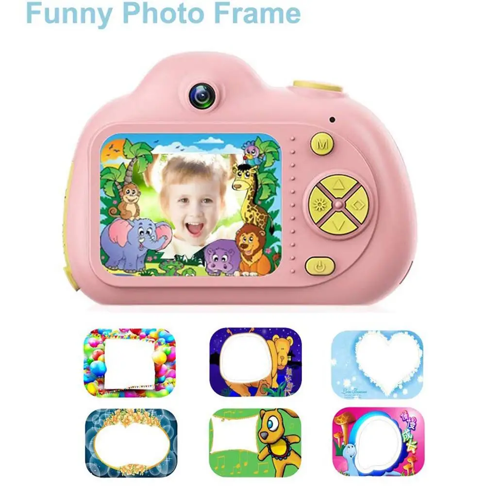 Цифровая детская камера HD с двумя объективами мини для детей Профессиональная