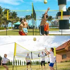 Портативная волейбольная сеть портативная профессиональная открытая Песочная трава портативная волейбольная сетка SEC88