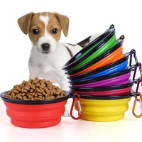 dog travel silicone bowl portable foldable collapsible for pets cats dogs 350ml food water feeding pet eating dish