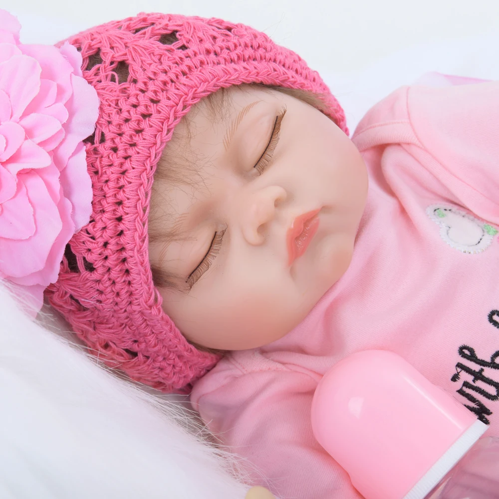 Новое поступление Кукла Новорожденный 50 см кукла новорожденный Ангел волосы