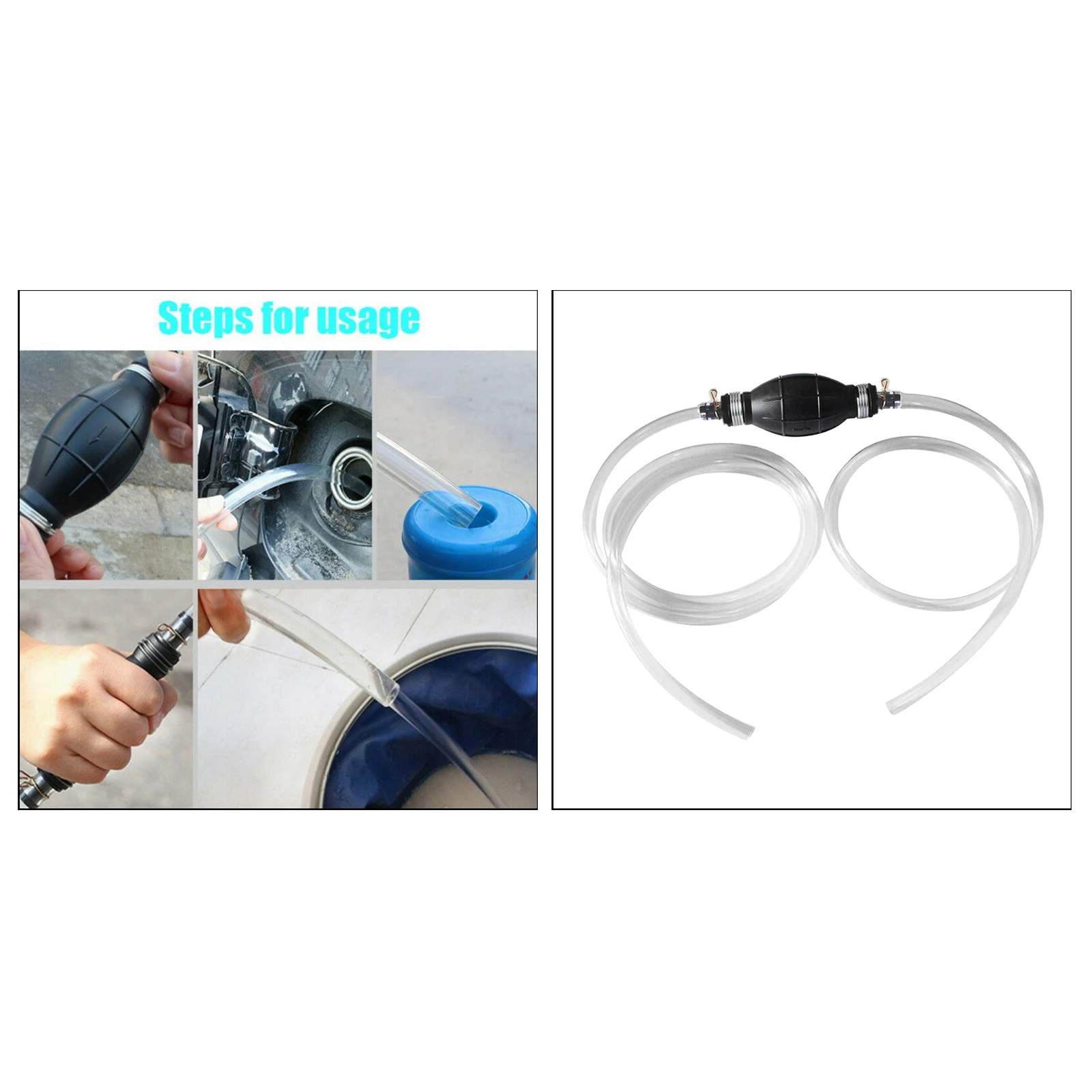 

Насос для трансфера, сифон с бензиновым шлангом, быстрая скорость подачи топлива, простота использования, удобен в переноске, 1 комплект