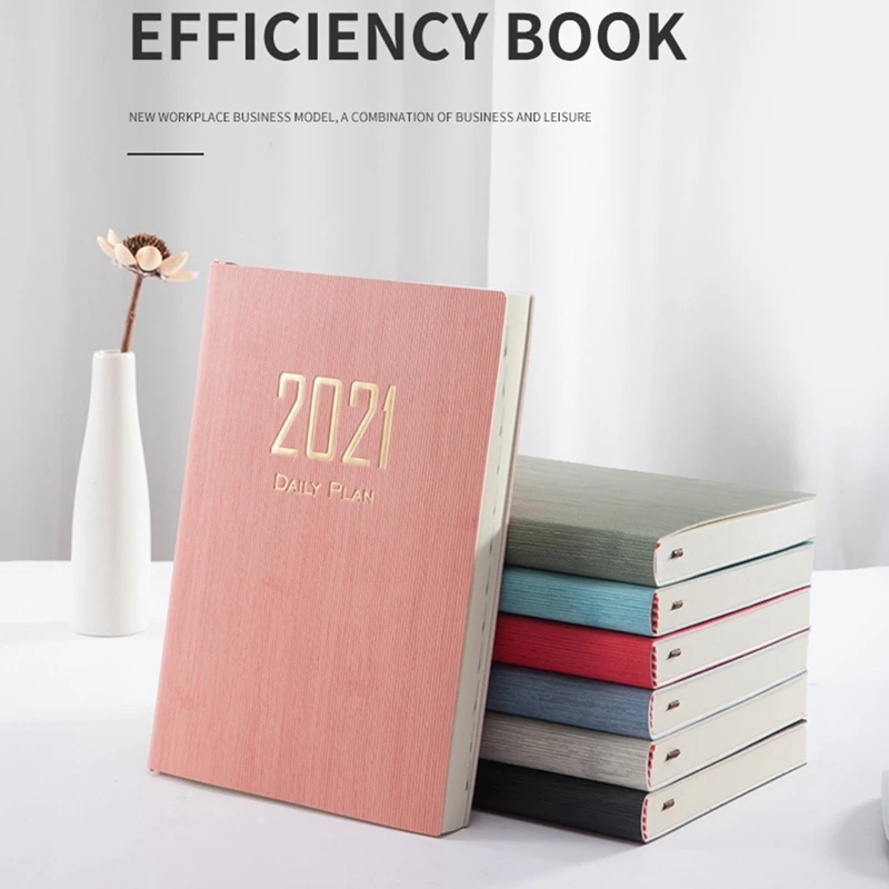 

Multicolor Notebook 2021 A5 Planner Agenda Journal Stationery Notepad All Pages In English Office Supplies