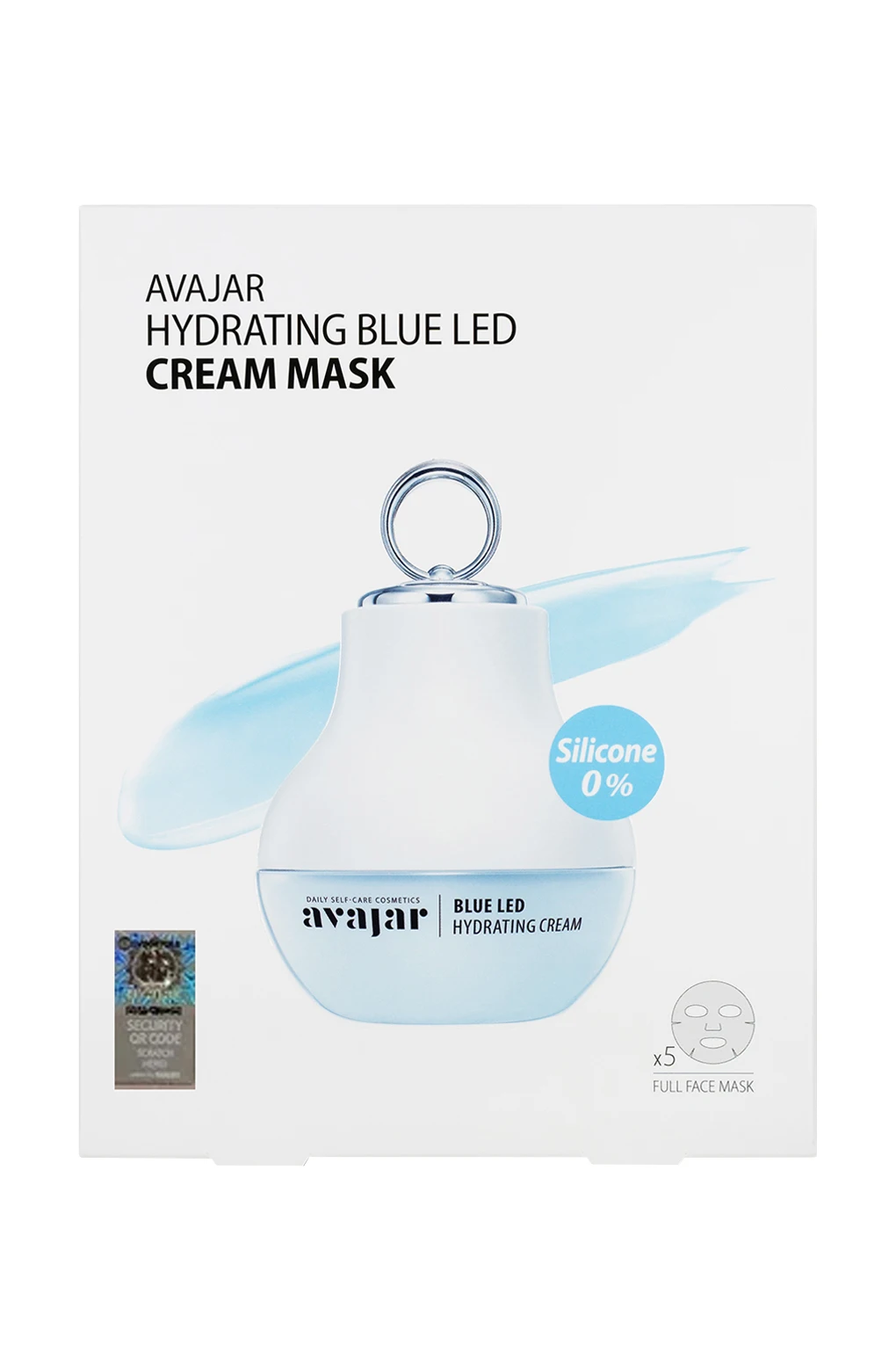 Avajar Hydrating Blue Led Cream Mask Увлажняющая кремовая LED маска 1 уп| |