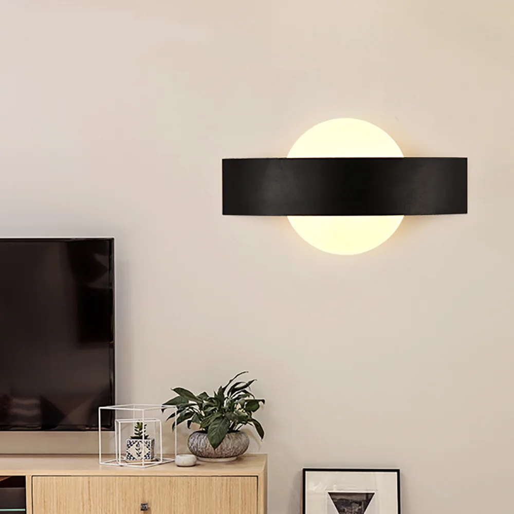 

LED Wall Sconces Lighting Interior Wall Lamp Contemporary Mounted Lamp With Aluminum Shell for Indoor Bedroom Hotel Light
