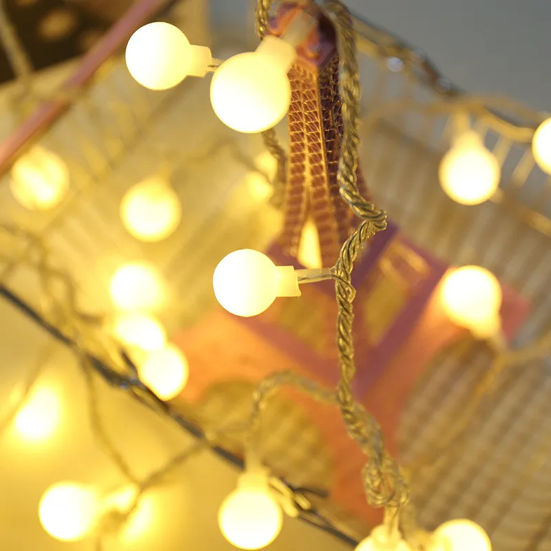Новогодний Декор 10 м 100 Led шар сказочные огни Navidad 2019 рождественские украшения для