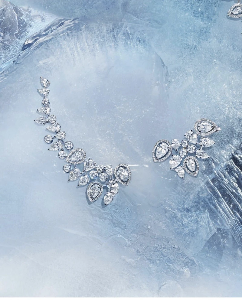 

Женские серьги-гвоздики с фианитом, серьги золотого цвета в форме капли воды и цветов, Ювелирное Украшение для вечеринки