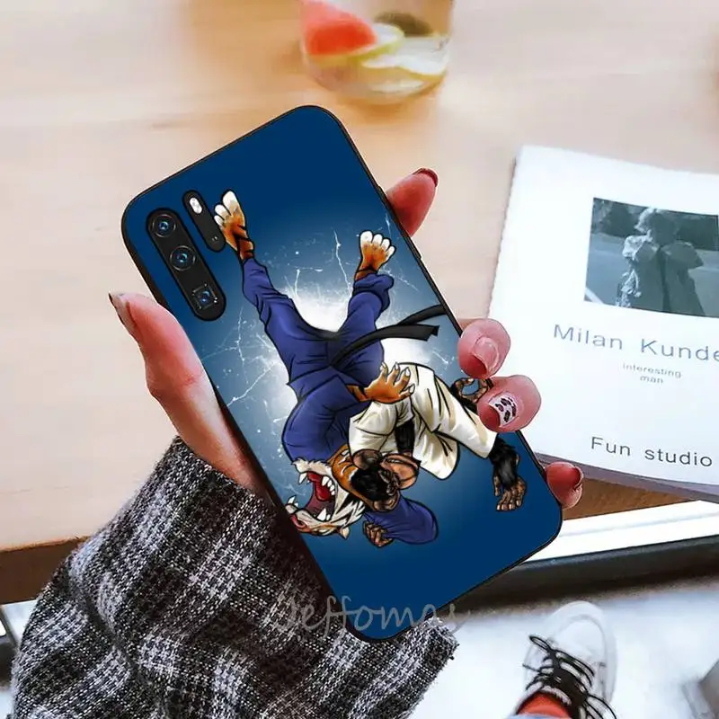 

BJJ Brazilian Jiu Jitsu Phone Case Funda For Huawei P9 P10 P20 P30 Lite 2016 2017 2019 plus pro P smart