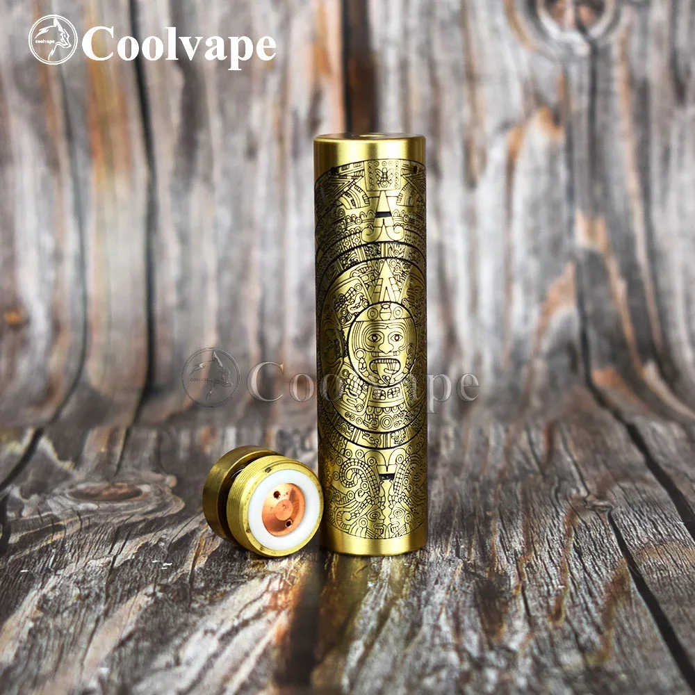 

coolvape mod Berserker V2 MTL RTA Vaporizer 18650 battery mechanical Mod brass material vape 3ml 316ss Tank
