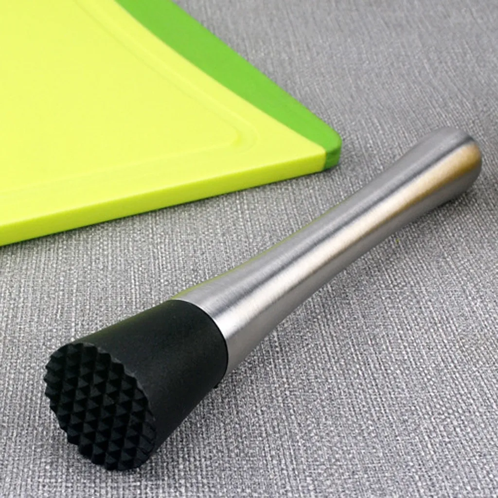 

Stainless Steel Wine Mixing Stick Cocktail Muddler Shaker With Crushing Hammer DIY Drink Fruit Muddler Crushed Ice Barware Tool
