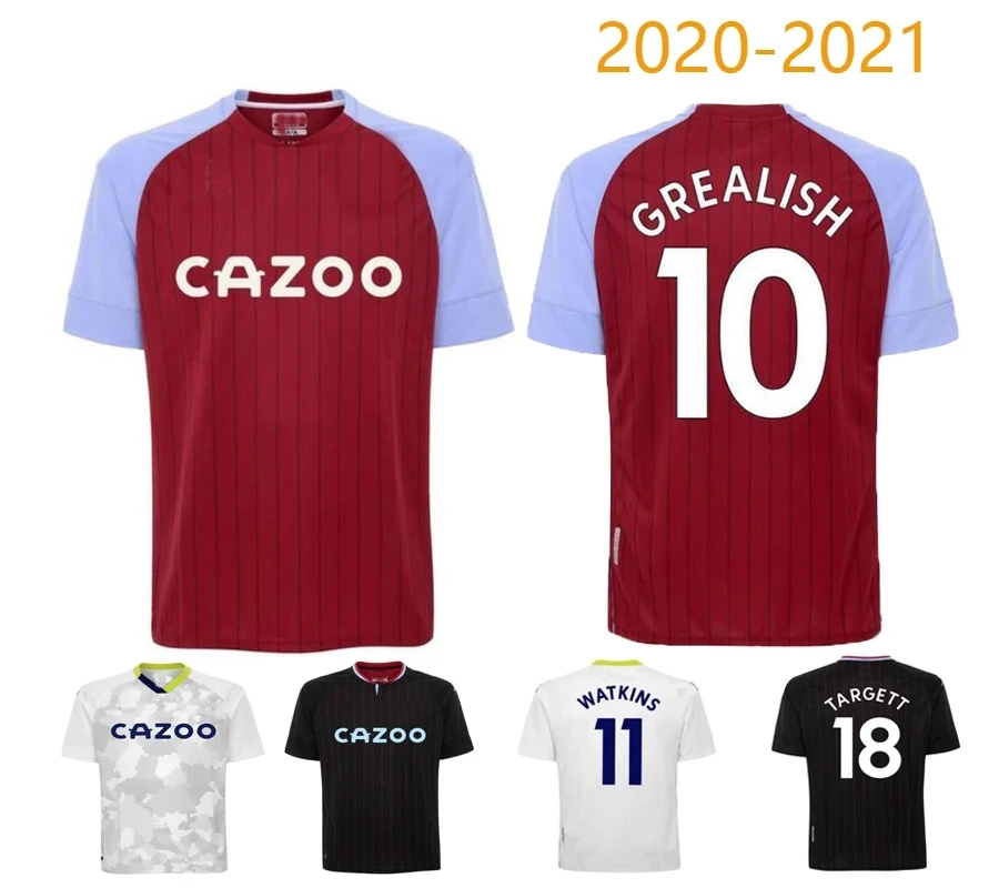 20-21 Aston Villa Ollie Jack Джерси Англия футбол Свитшот футболка Новинка | Мужская одежда