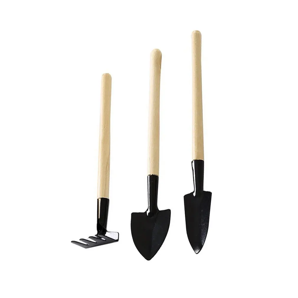 

Three-piece multi-purpose gardening tool Small shovel hoe hoe planting succulent ripper tool