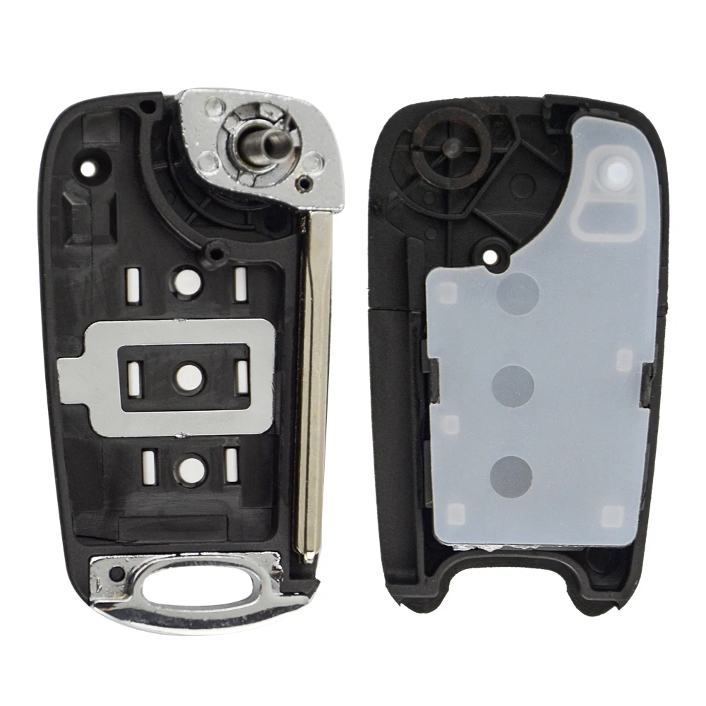 OkeyTech Чехлы для Kia Rio 3 Sportage K2 K3 K5 Seat Cerato чехол откидная Заготовка ключа замка