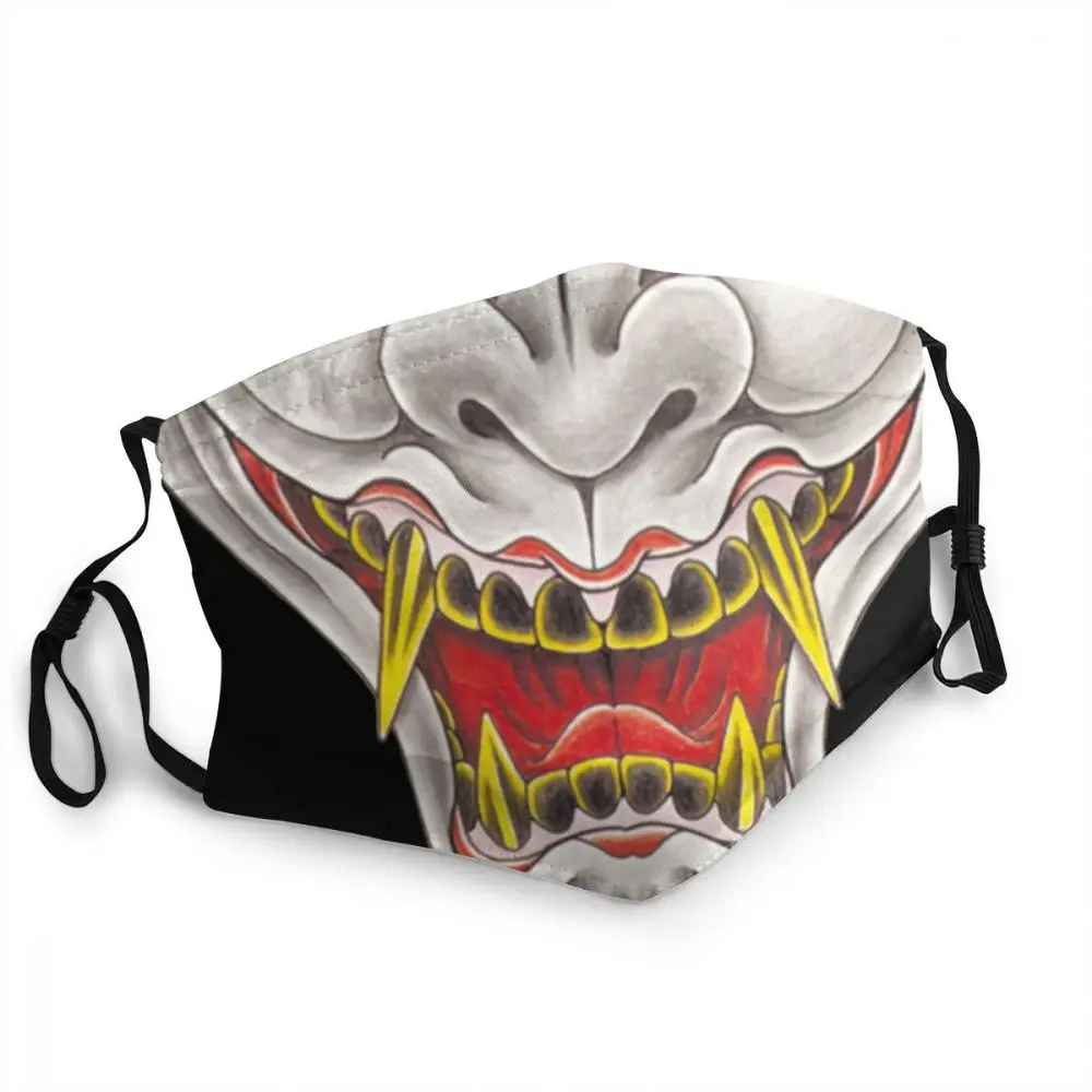 

Goro Majima Yakuza Hanya Tattoo Mask Anti Dust Washable Japanese Oni Monster Face Mask Protection Cover Unisex Mouth Muffle