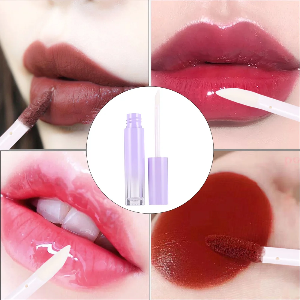 

10pcs Portable Lip Tubes (No. 39 Gradient Purple Lip Gloss)