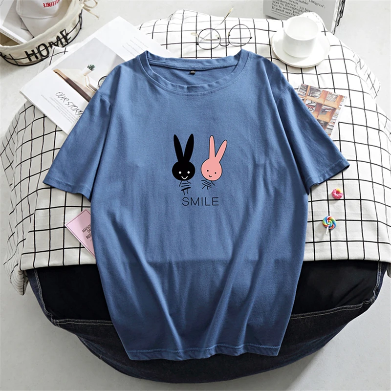 Shellsuning/женские футболки с героями мультфильмов Сезон лето Harajuku Kawaii Футболка