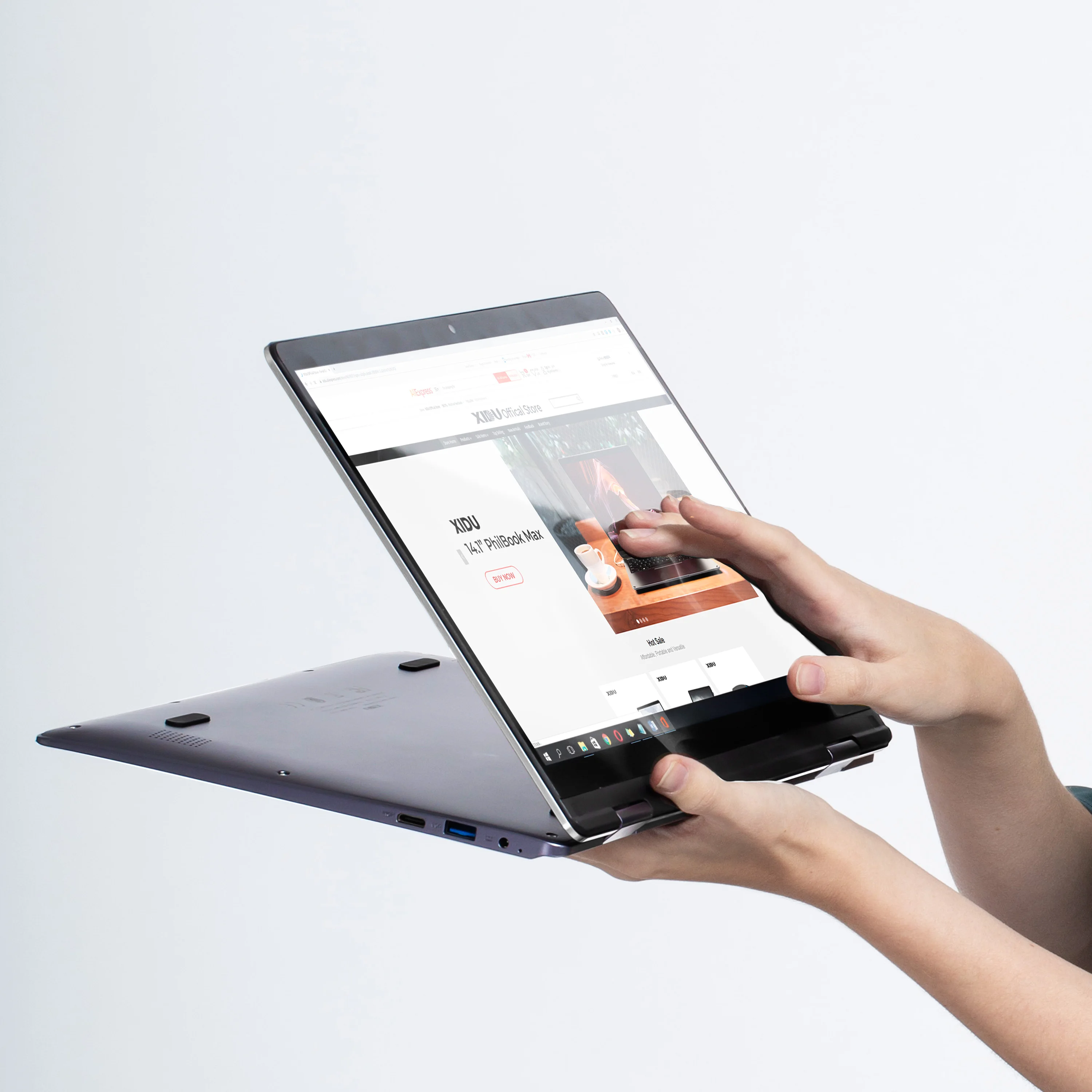 XIDU ноутбук PhilBook Max 14,1 ''планшет сенсорный экран ноутбук окно 10 планшет с подсветкой Клавиатура компьютер 6 ГБ ПК ноутбук