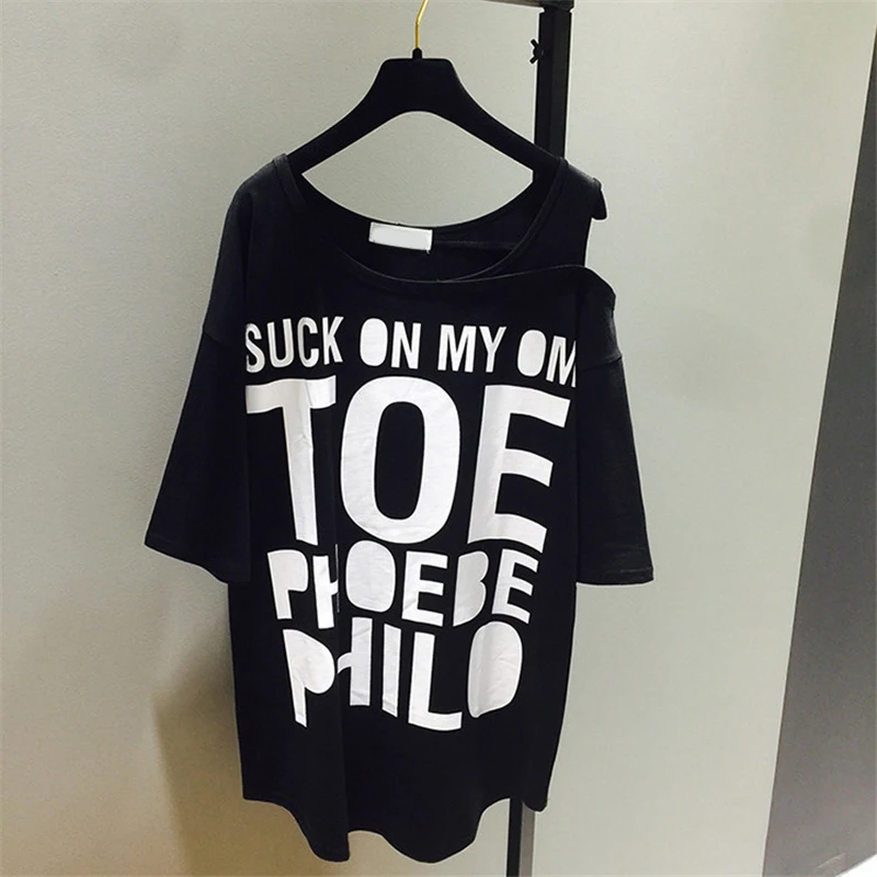 

New Cotton T-Shirt Mid-Length Summer Japan Korean Harajuku Style Casual Loose Letter Print Pattern Fashion Women Students Tops