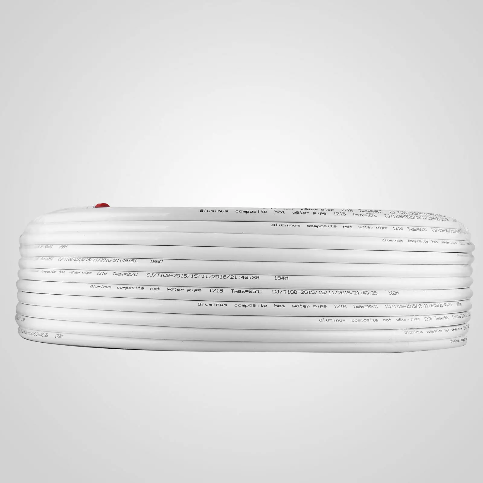 Трубка из сшитого полиэтилена PEX Al Pex тепловой полиэтилен алюминиевый слой 1/2 м