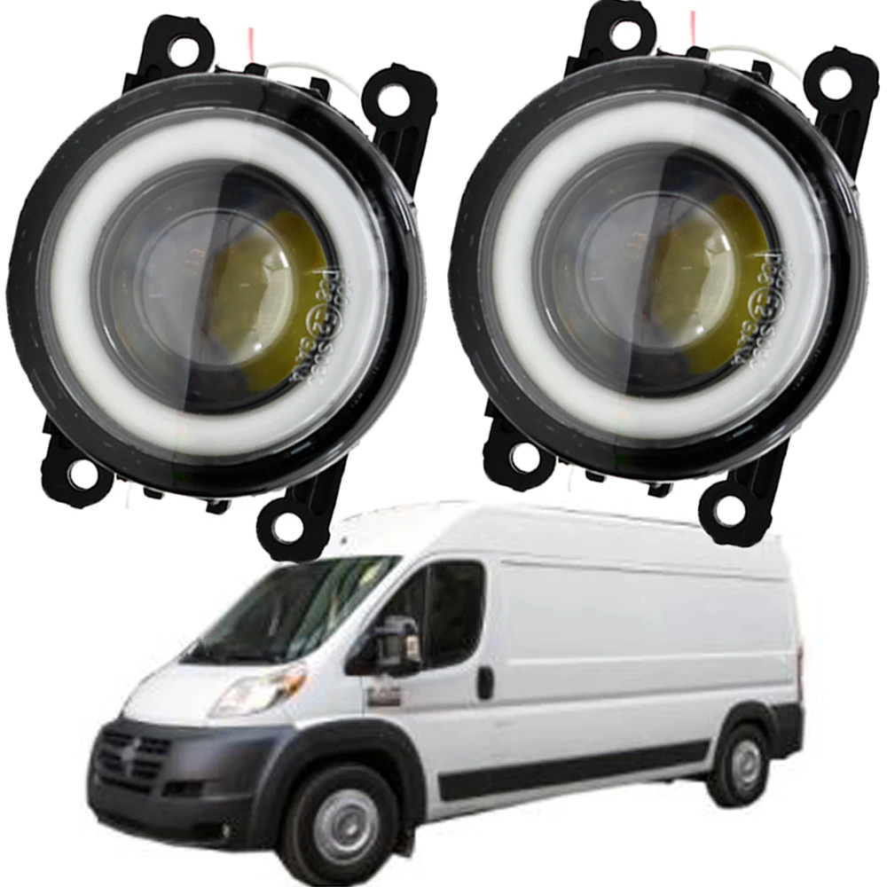 

Fog Light Assembly For Dodge Promaster 1500 2500 3500 Car Right + Left LED Lens Fog Lamp Daytime Running Fog Lights 12V