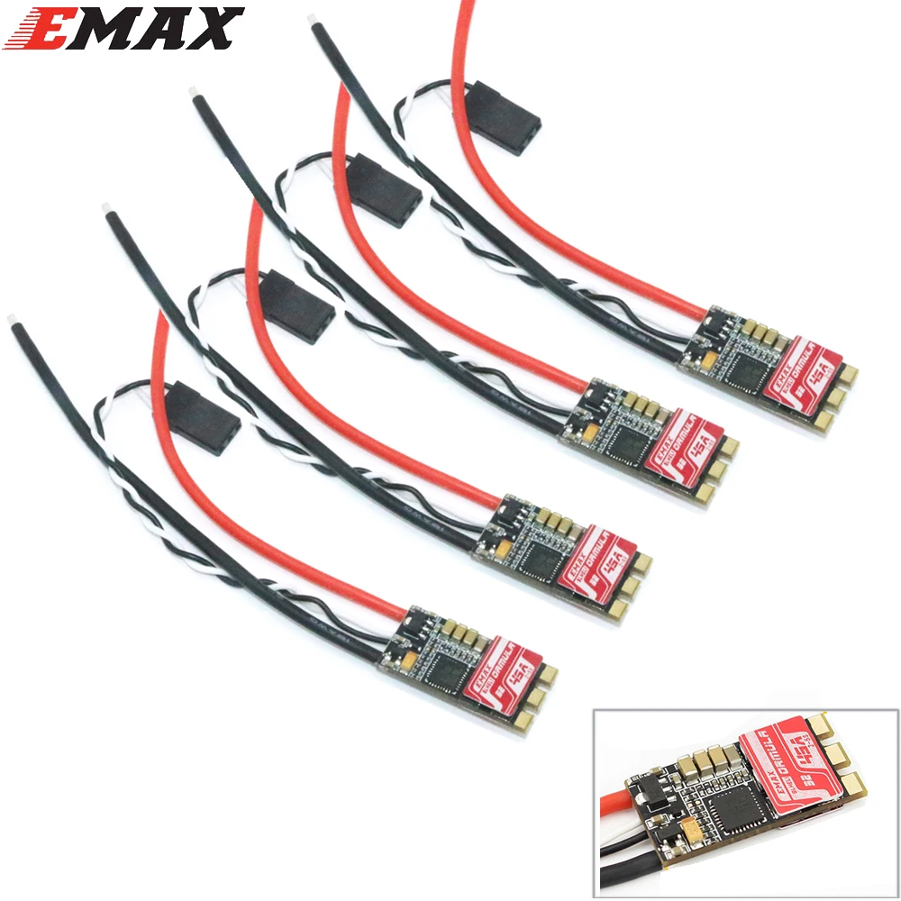 4 шт./лот Emax Formula 45A Blheli_32 2-5S бесщеточный ESC для радиоуправляемого квадрокоптера