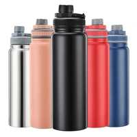 hhs 800ml double wall thermos water bottle stainless steel insulation pot with tea infuser vacuum flasks thermoses coffee cup