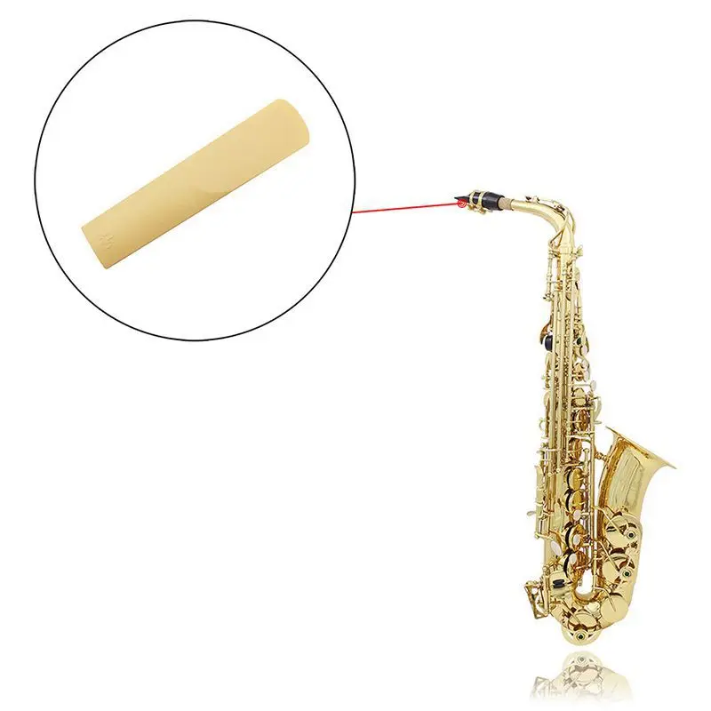 2x ABS Reed Strength 2 5 для Alto Eb саксофона Sax аксессуар белый и желтый | Спорт развлечения