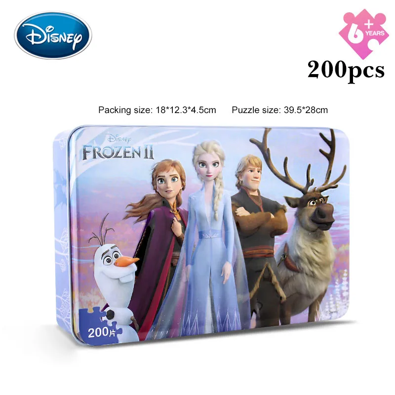 Дисней Холодное сердце 2 железная коробка для хранения 200 шт. деревянные