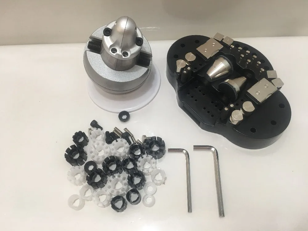 Diy jeweler Standard Block Ball Vise With 20 Piece Attachment Jewelry Mini Engraving Block