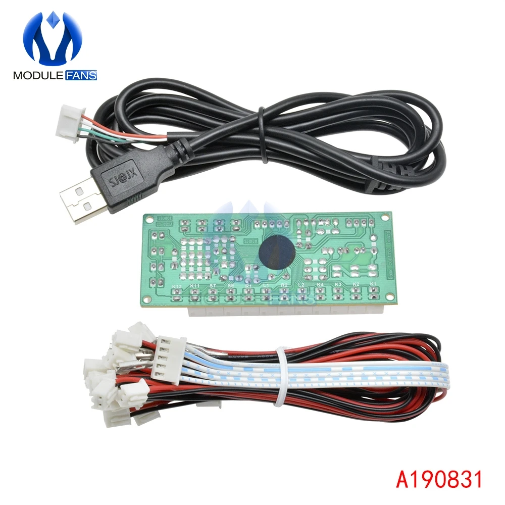 Аркадный USB кодировщик с нулевой задержкой ПК для джойстика кнопки проводные