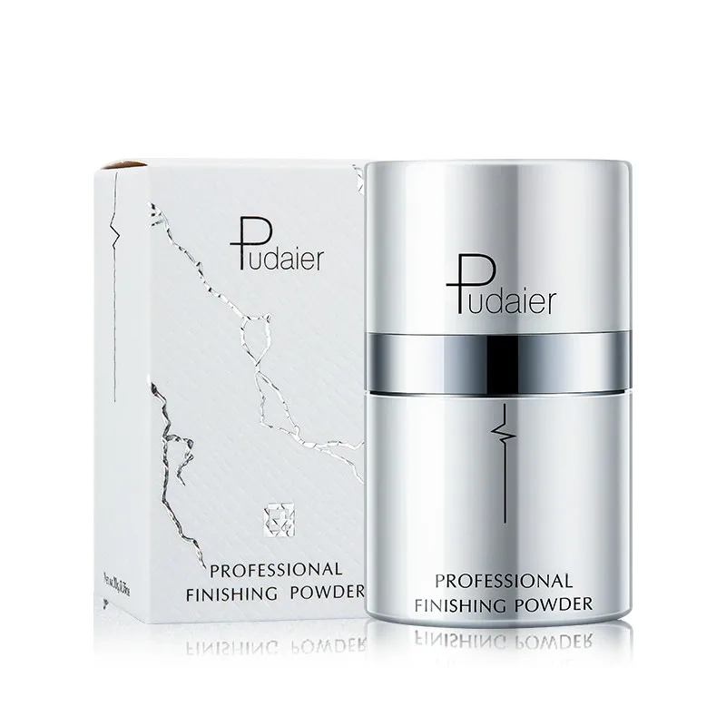 

Face Powder Makeup with Puff Smooth Loose Powder Oil-control Foundation Contour Pores Cover Finish Powder