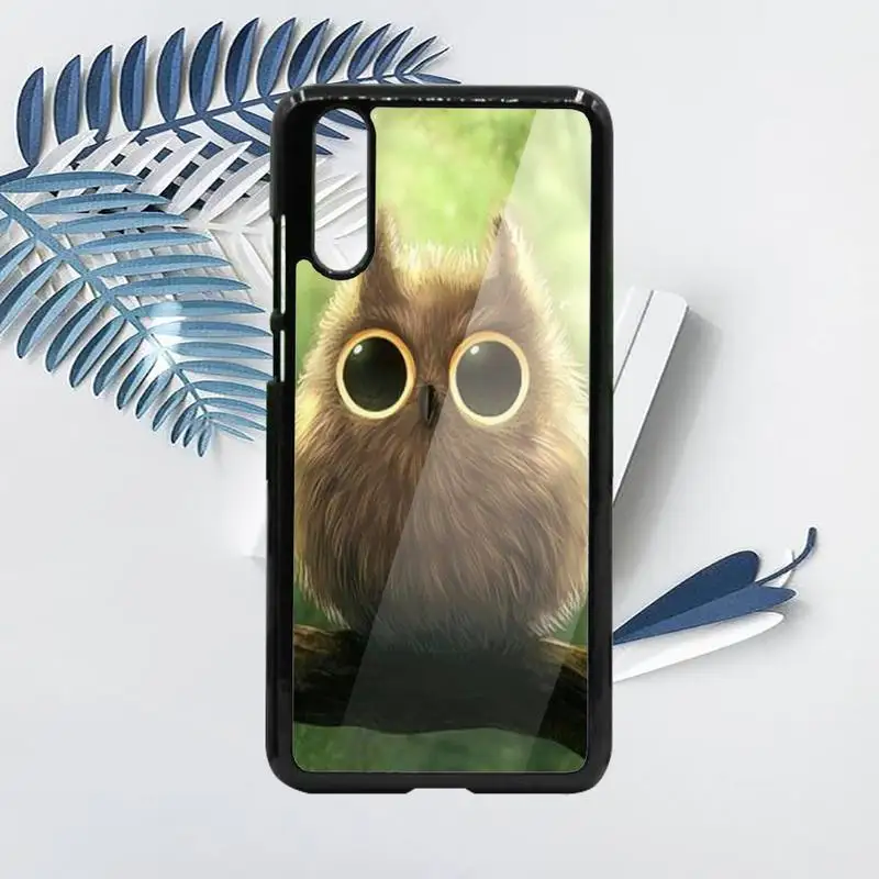 

Cute Owl Hearts Lover Phone Case For Samsung galaxy S note 8 9 20 10 e lite2019 plus pro ultra Hard PC