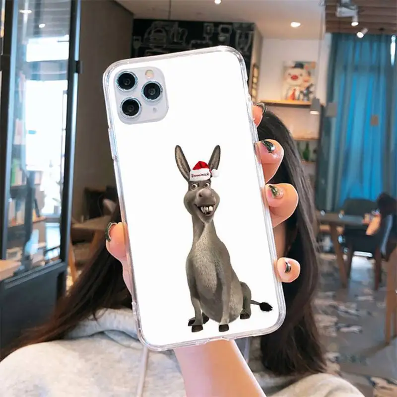 

Cartoon Moive Shrek Phone Cases Transparent for iPhone 6 7 8 11 12 s mini pro X XS XR MAX Plus
