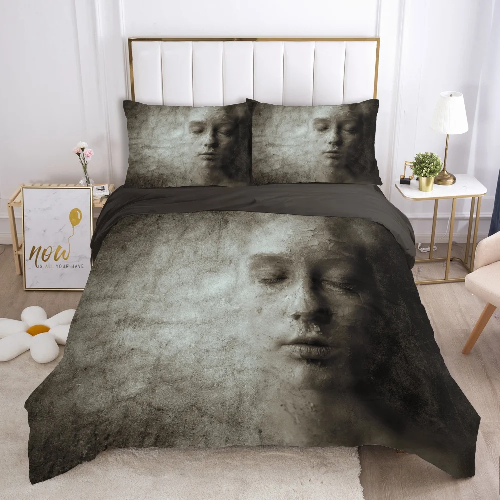 

Детский комплект постельного белья с мультяшным рисунком на хеллоуин для детей, пододеяльник для маленьких мальчиков и девочек, наволочка, ...