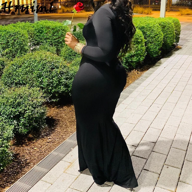 

Bodycon Long Dress Sexy Poker Print Long Sleeve O Neck Maxi Dress Autumn Skinny Plus Size Fashion Elegant Streetwear Woman Dress