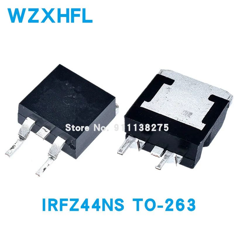 Новинка, оригинальный чипсет IC, IRFZ44NSTRLPBF TO-263 IRFZ44NS TO263 FZ44NS IRFZ44N D2PAK 49A 55V SMD MOSFET, 10 шт.