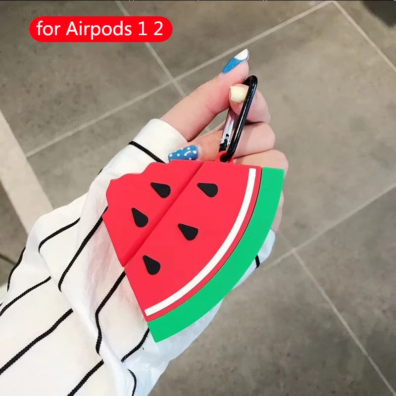 Для Apple Airpods чехол силиконовые милые аксессуары для мультяшных Airpods 2 Наушники коробка Беспроводная bluetooth-гарнитура защитный чехол